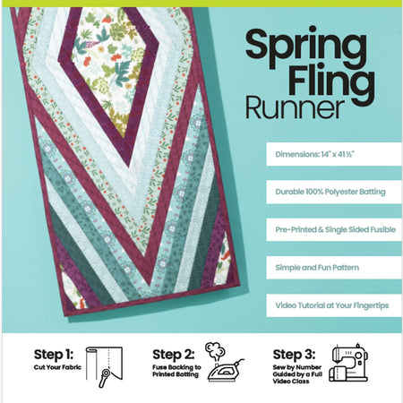SPRING FLING QUILT-AS-YOU-GO BATTING KIT