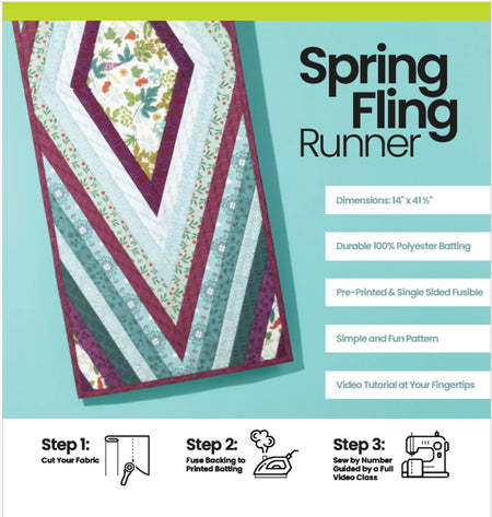 SPRING FLING QUILT-AS-YOU-GO BATTING KIT