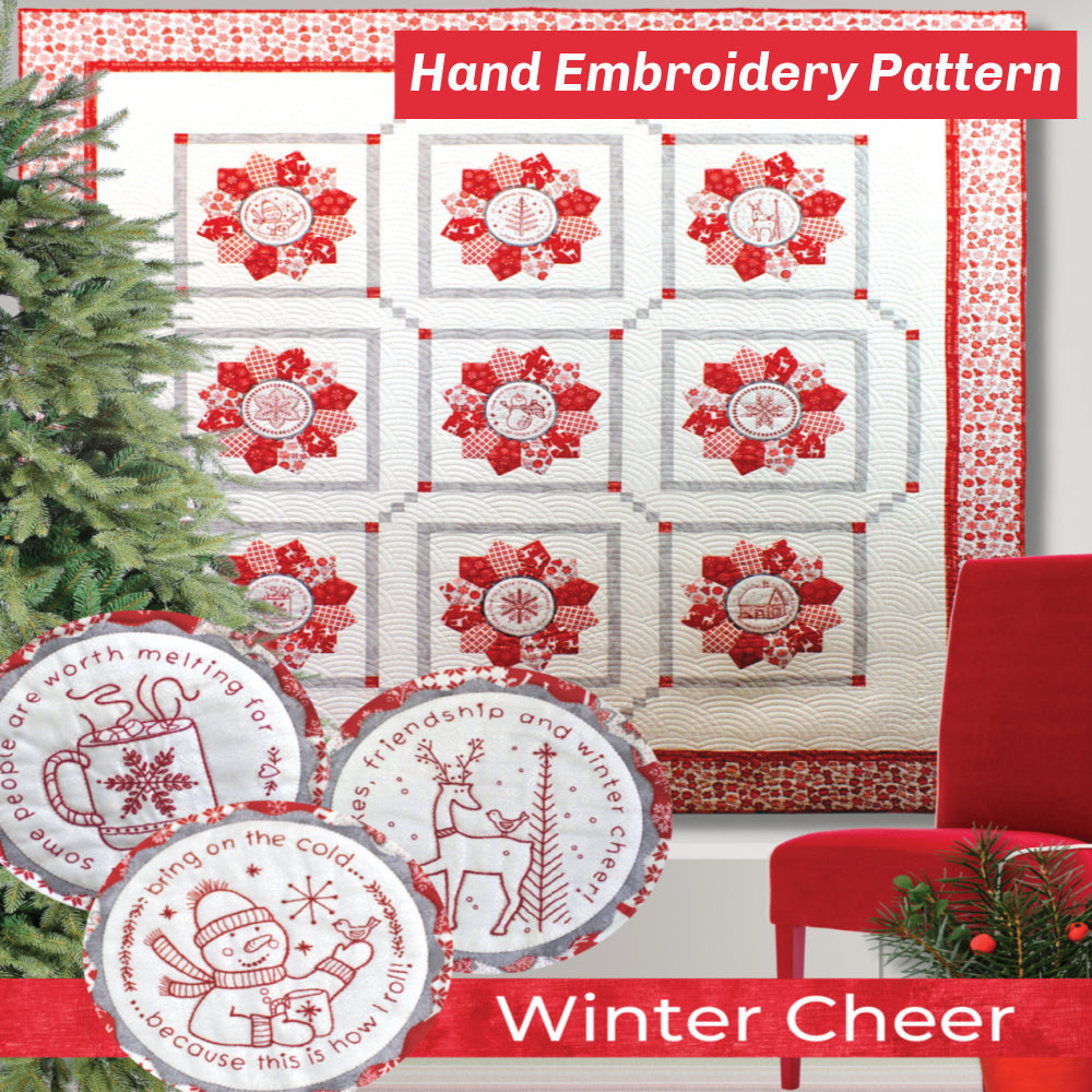 WINTER CHEER HAND EMBROIDERY PATTERN