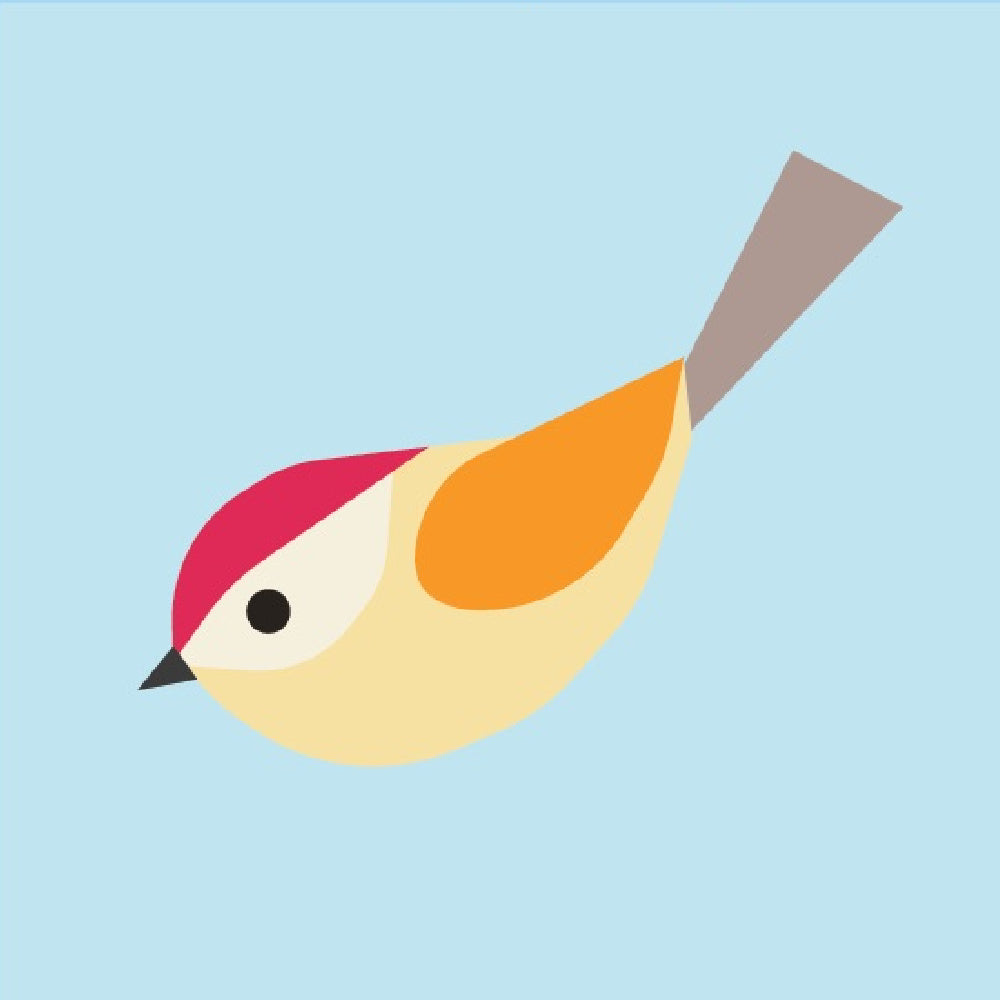 BIRD WATCHER BOM - HOUSE FINCH BLOCK 12