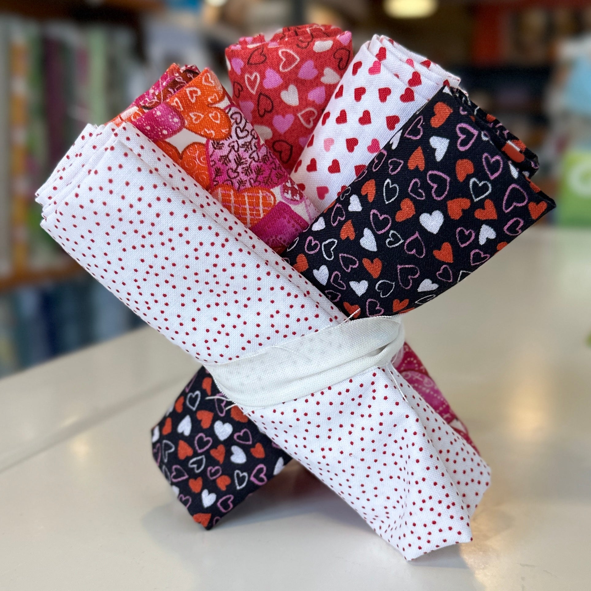 5  FAT QUARTERS - VALENTINE