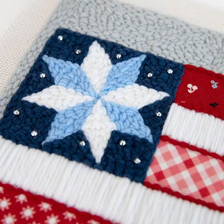 STARS & STRIPES FOREVER PUNCH NEEDLE KIT