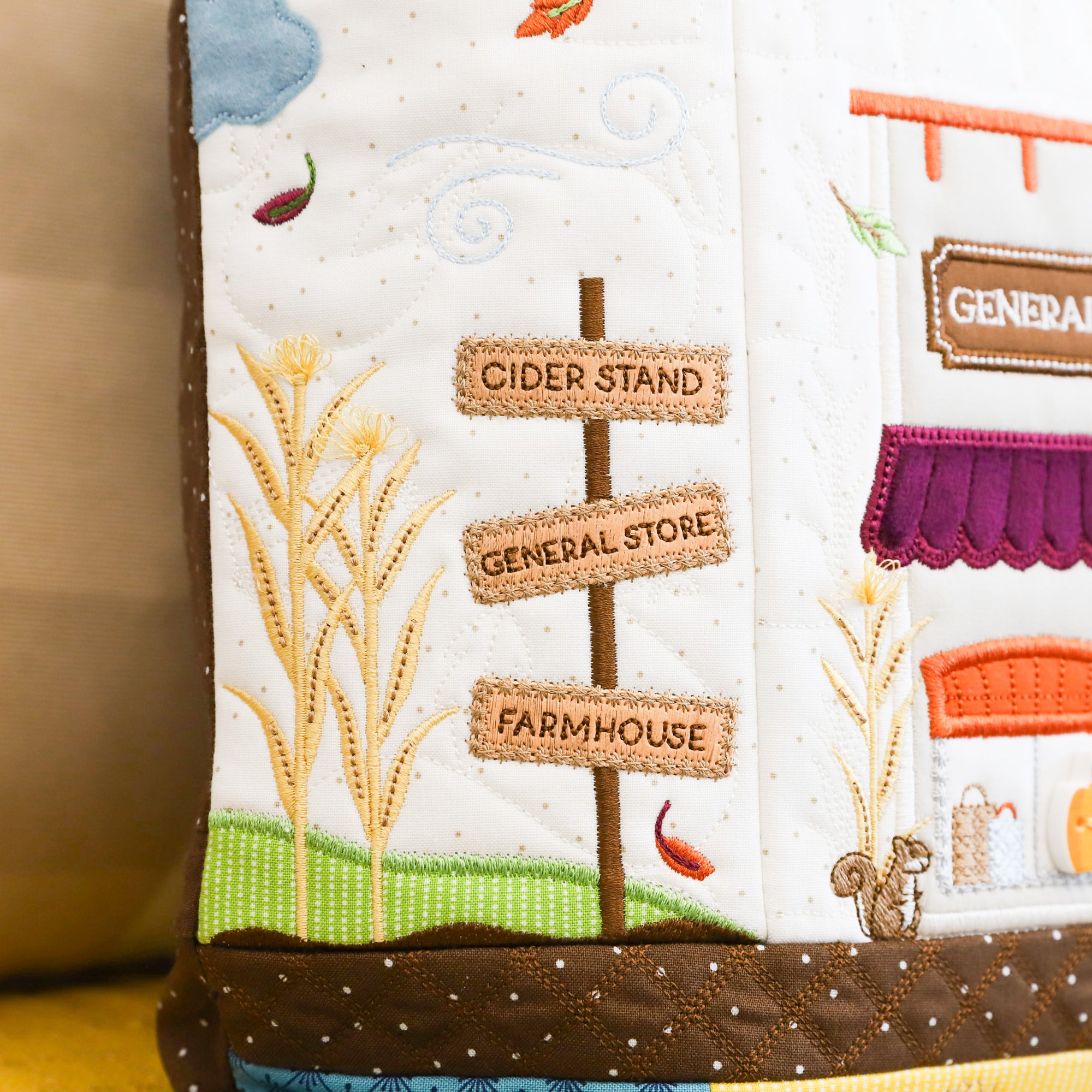 PRE-ORDER: AUTUMN ACRES BENCH PILLOW PATTERN