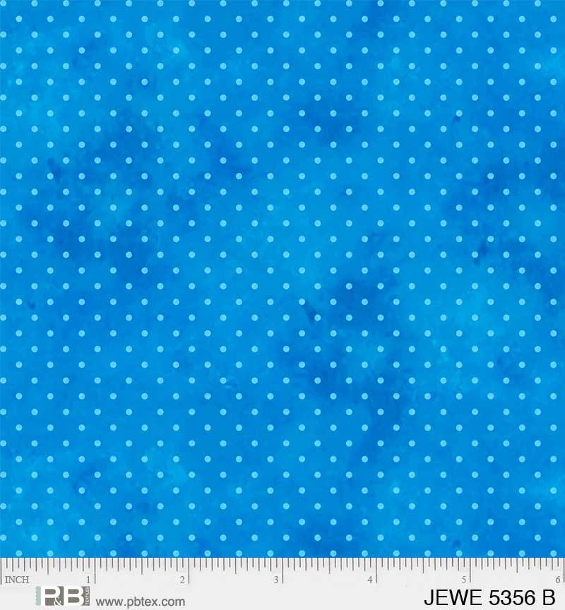 BLUE JEWEL PIN DOT