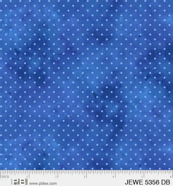 DARK BLUE JEWEL PIN DOT