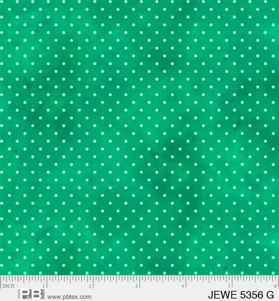 GREEN JEWEL PIN DOT