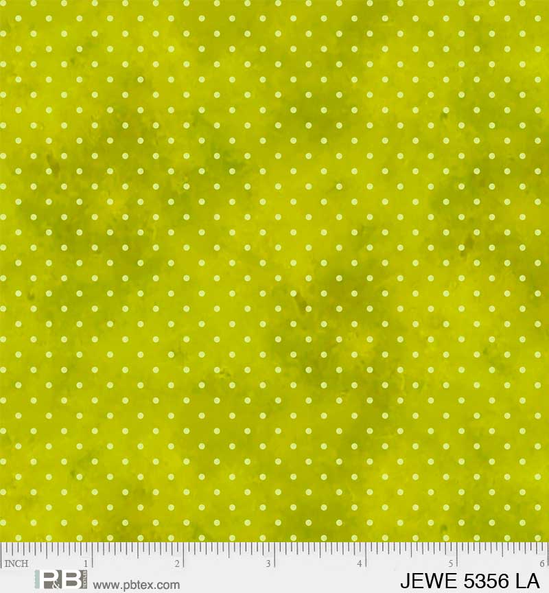 LIME JEWEL PIN DOT