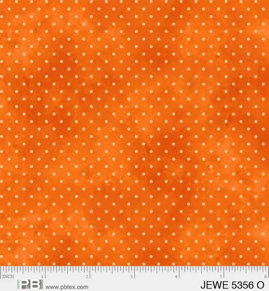 ORANGE JEWEL PIN DOT