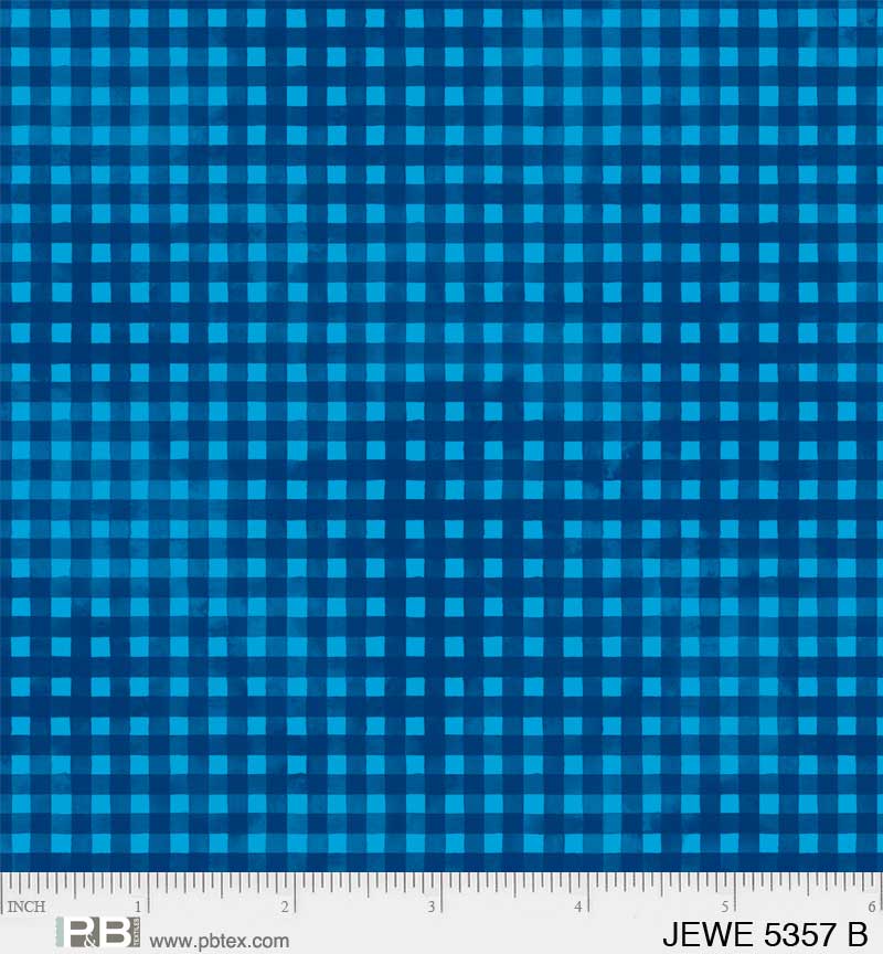 BLUE JEWEL GINGHAM