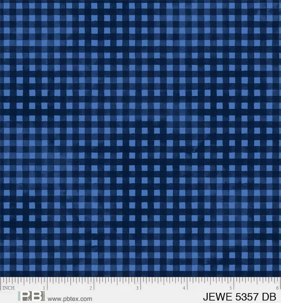 DARK BLUE JEWEL GINGHAM