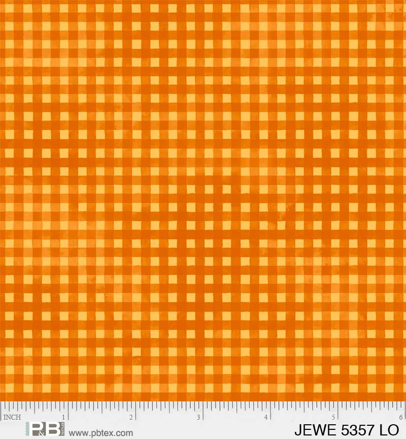 LIGHT ORANGE JEWEL GINGHAM