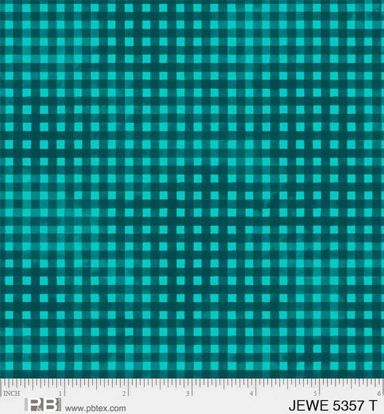 TEAL JEWEL GINGHAM