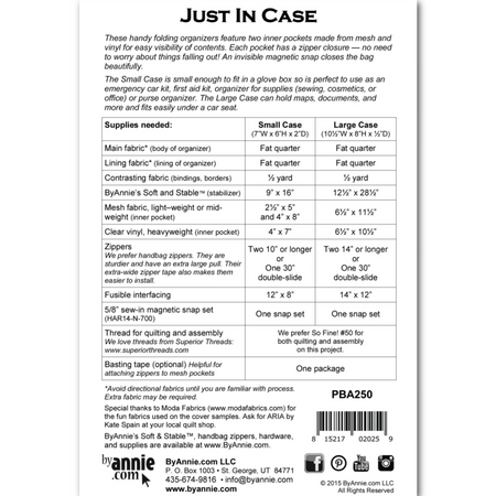 JUST IN CASE