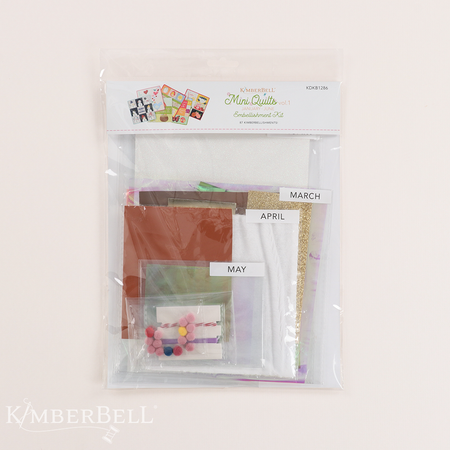 VOL.1 MINI QUILTS JAN -JUNE EMBELLISHMENT KIT