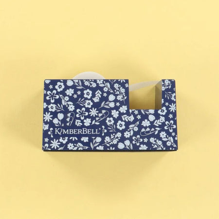 NAVY FLORAL PAPER TAPE DISPENSER