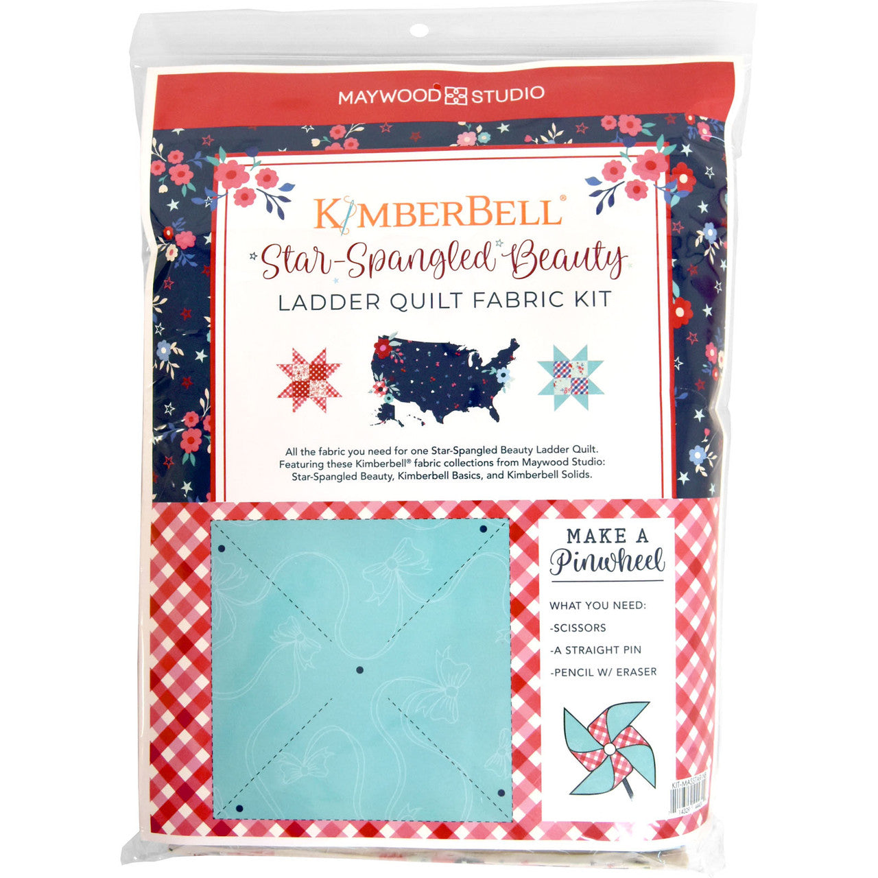 STAR-SPANGLED BEAUTY FABRIC KIT - NO BOX