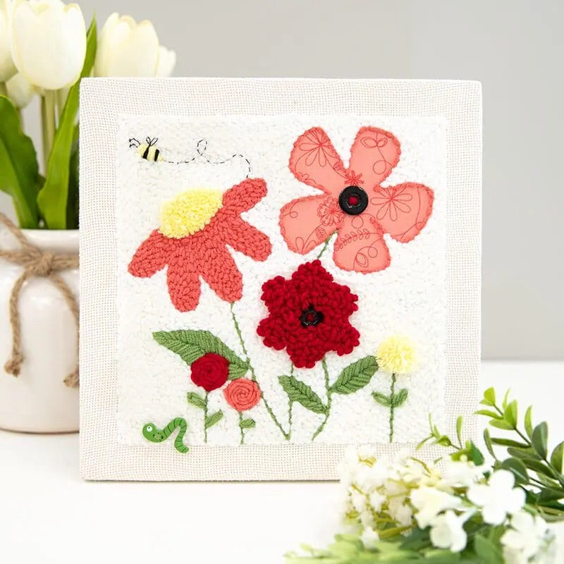 PUNCH NEEDLE IN BLOOM KIT