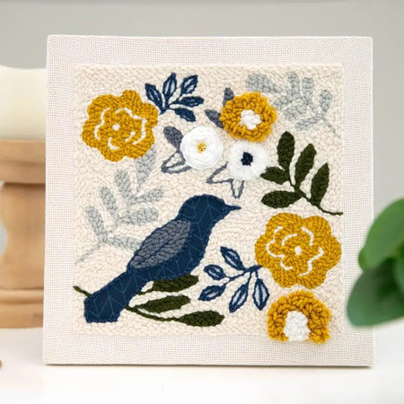 BIRDSONG BOUQUET PUNCH NEEDLE KIT