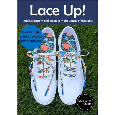 LACE UP PATTERN - BLUE
