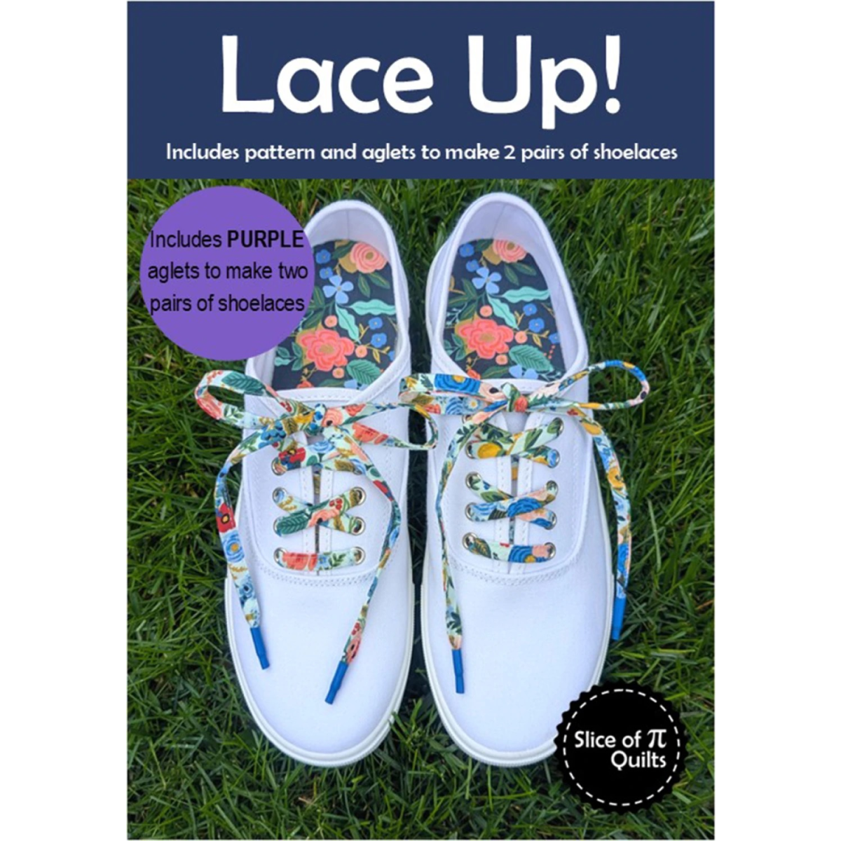 LACE UP PATTERN - PURPLE