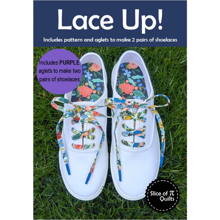 LACE UP PATTERN - PURPLE