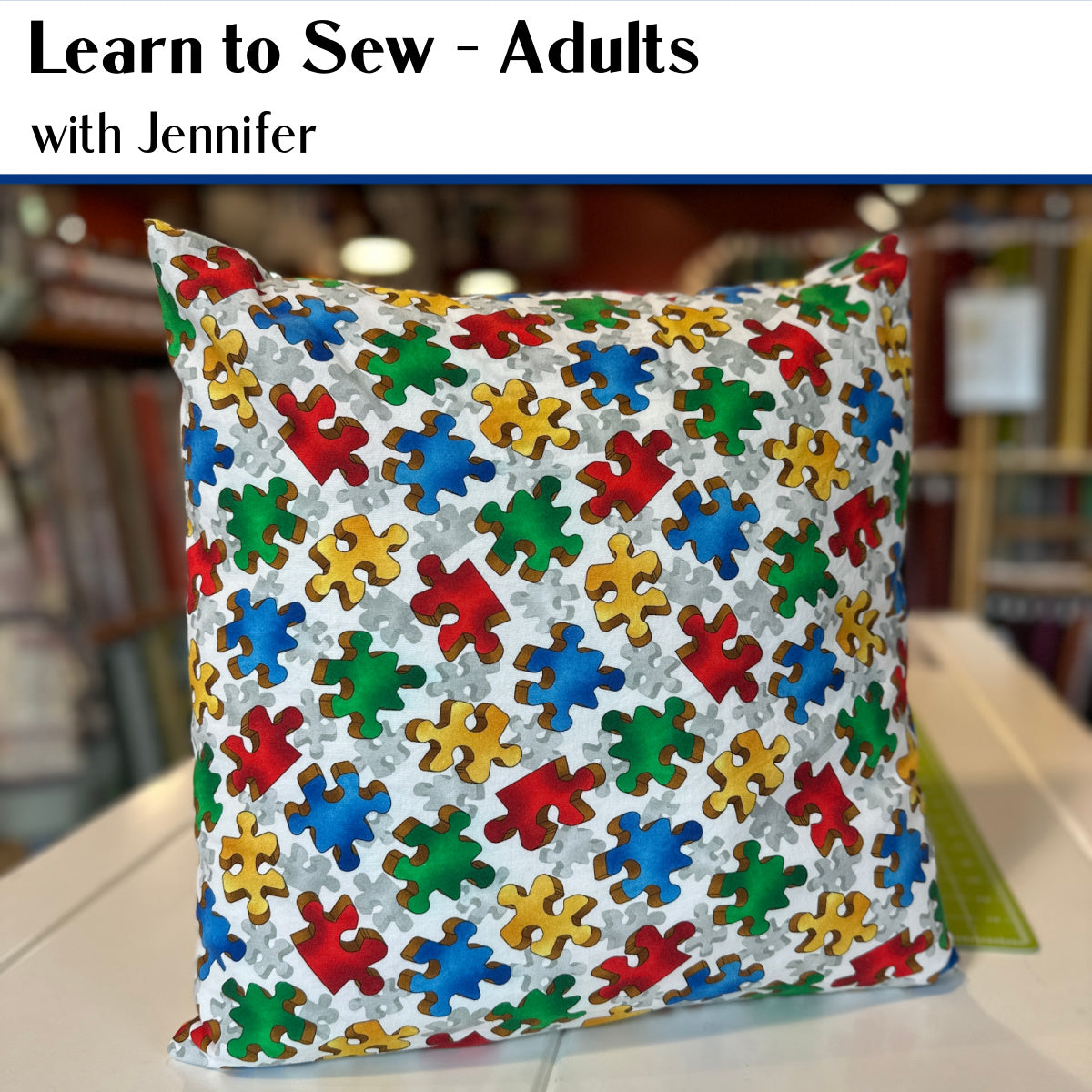 LEARN TO SEW FOR ADULTS  THURS. SEPT. 26  5:30 - 7:30