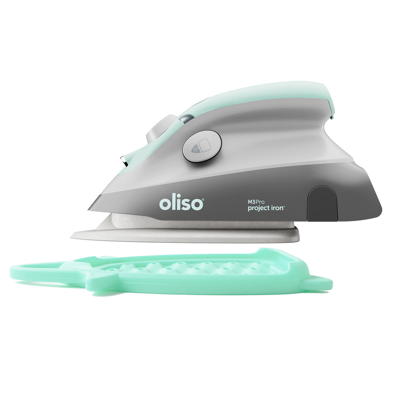 OLISO MINI IRON WITH TRIVET AQUA