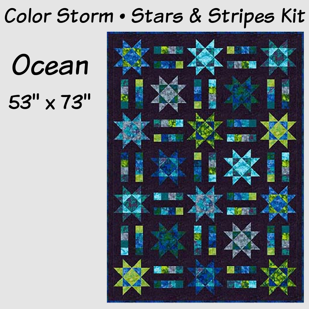 OCEAN COLOR STORM STARS AND STRIPES KIT