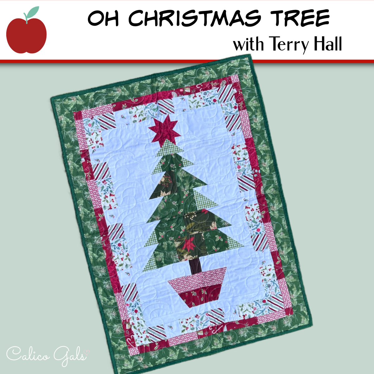 OH CHRISTMAS TREE WALLHANGING CLASS - SATURDAY, OCTOBER 24