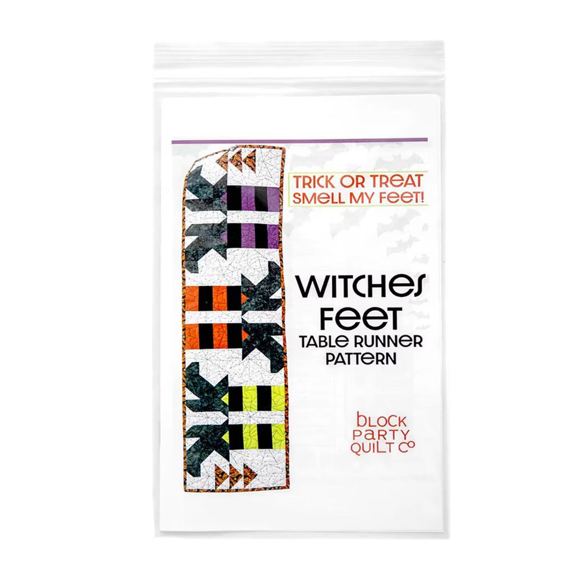 WITCHES FEET TABLE RUNNER PATTERN