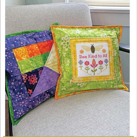 REIMAGINE RECREATE PILLOW PATTERN