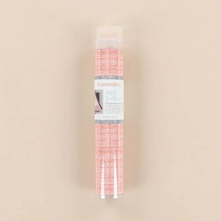 PINK PLAID EMBROIDERY LEATHER