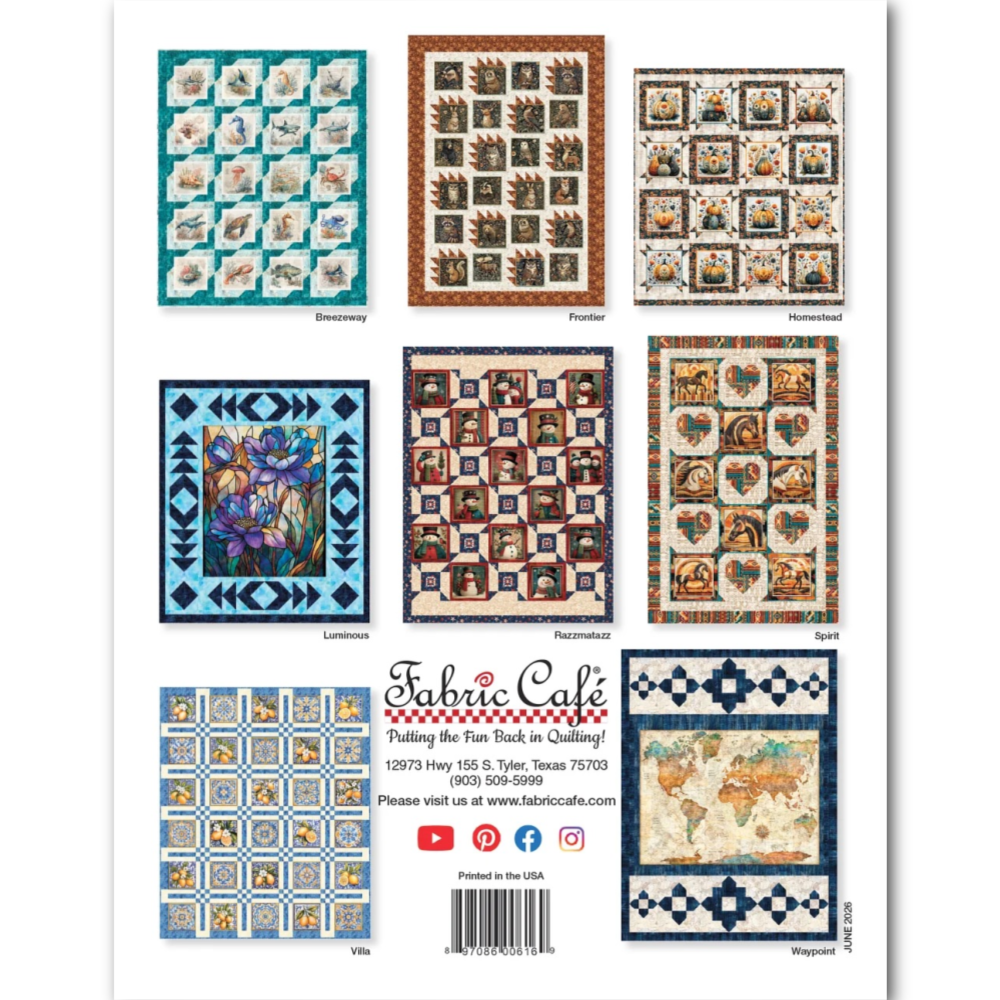 PANEL PIZZAZZ 3 YARD QUILTS