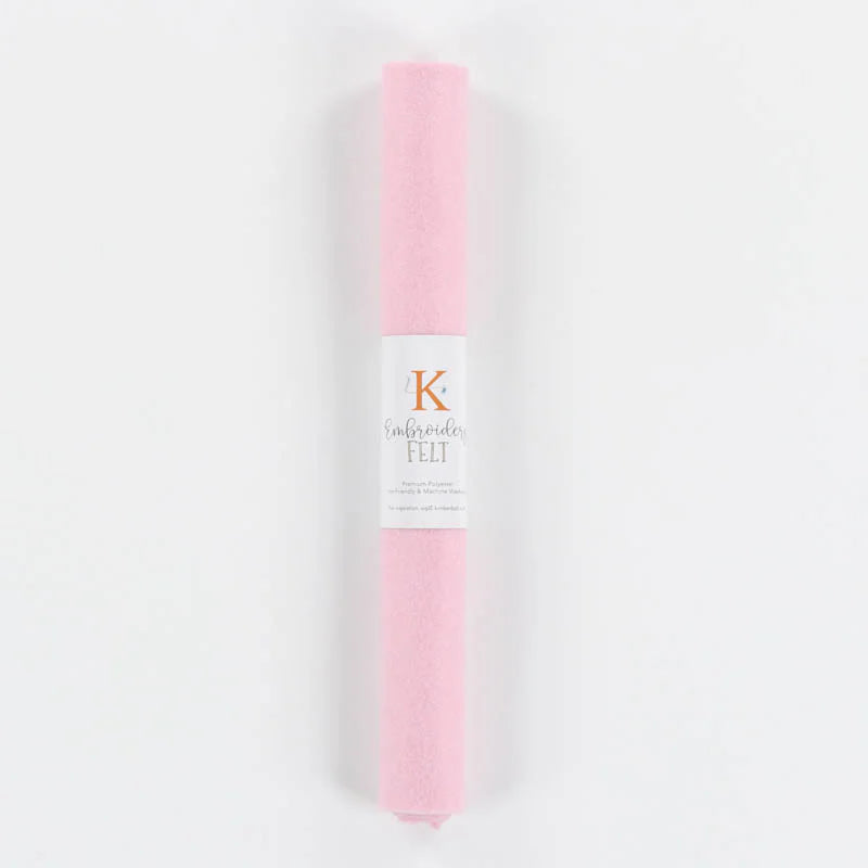 PINK PARASOL EMBROIDERY FELT