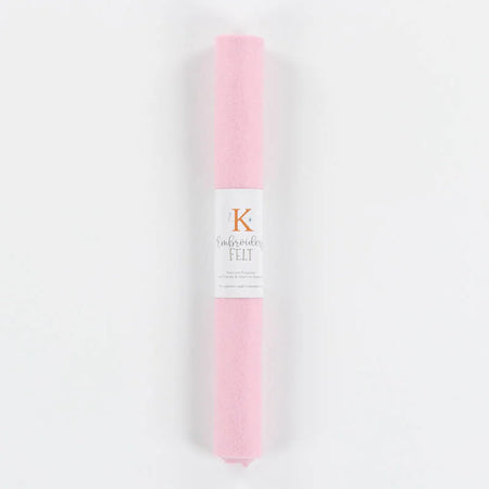 PINK PARASOL EMBROIDERY FELT