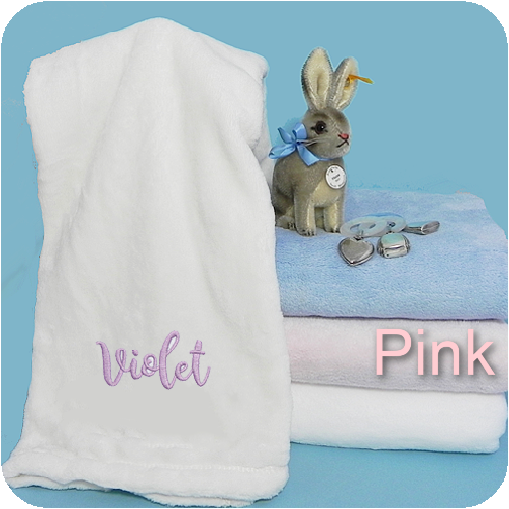 PINK MINK TOUCH BABY BLANKET