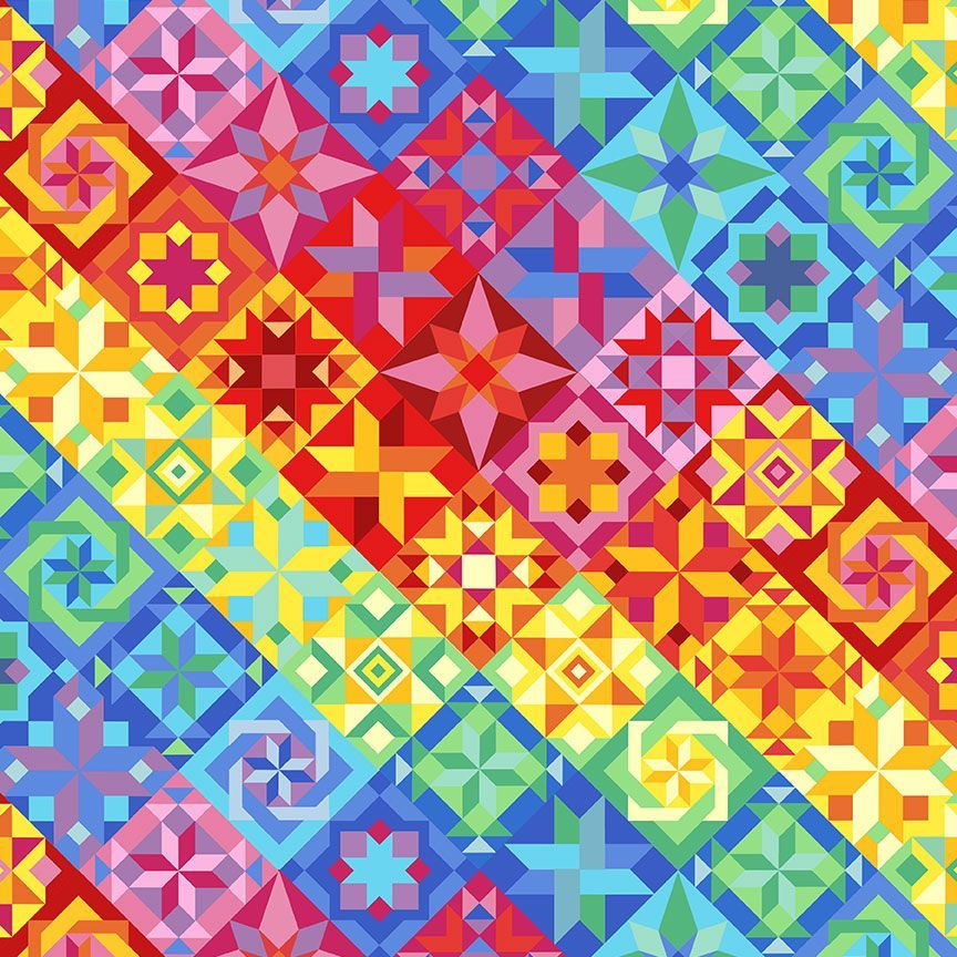 BRIGHT QUILT PATTERN