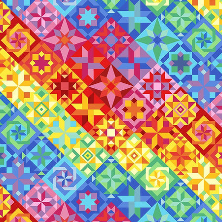 BRIGHT QUILT PATTERN