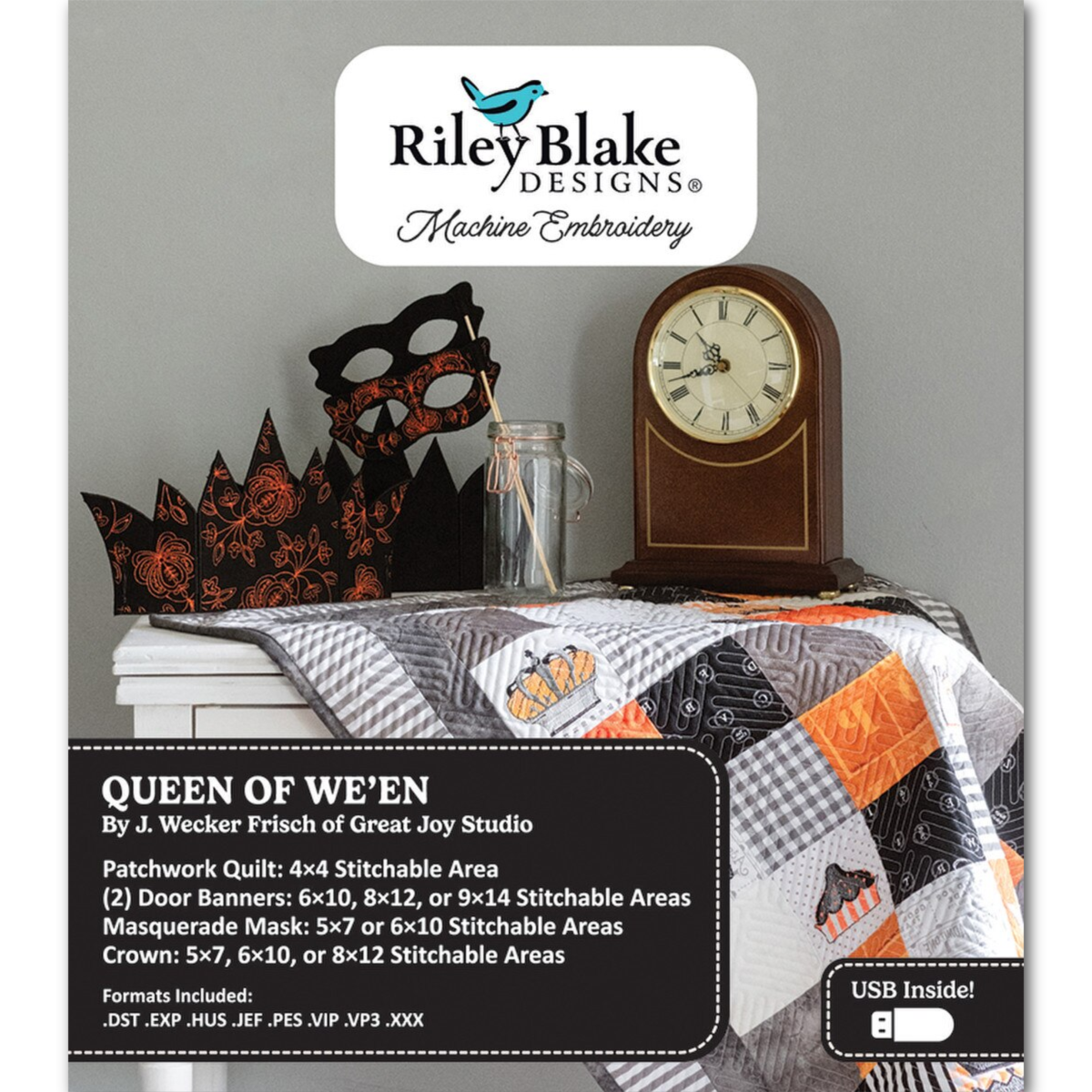QUEEN OF WE'EN MACHINE EMBROIDERY USB