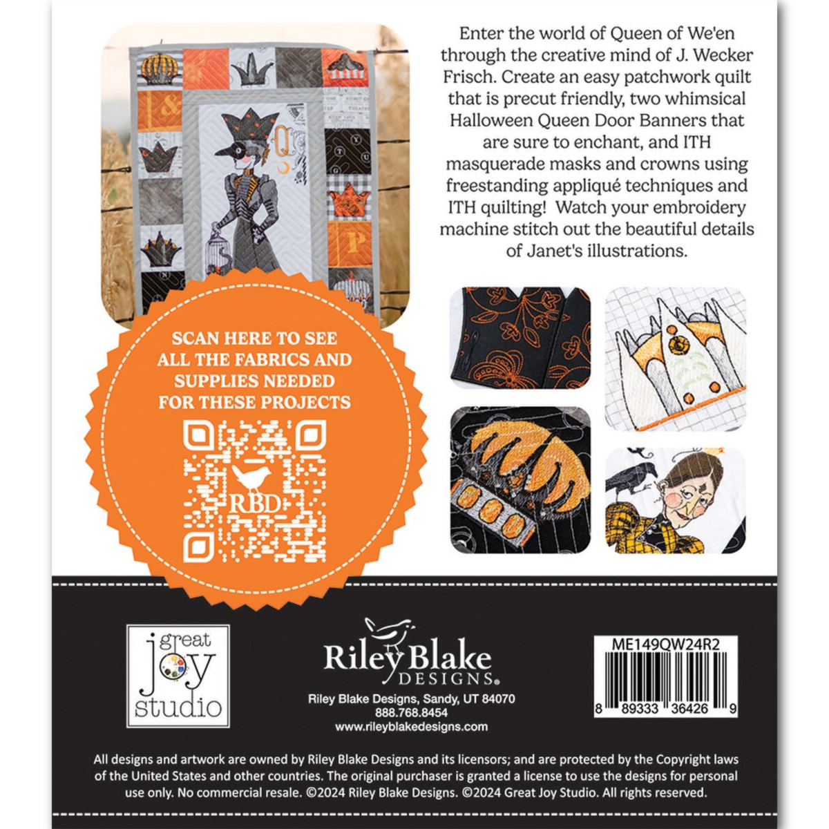 QUEEN OF WE'EN MACHINE EMBROIDERY USB