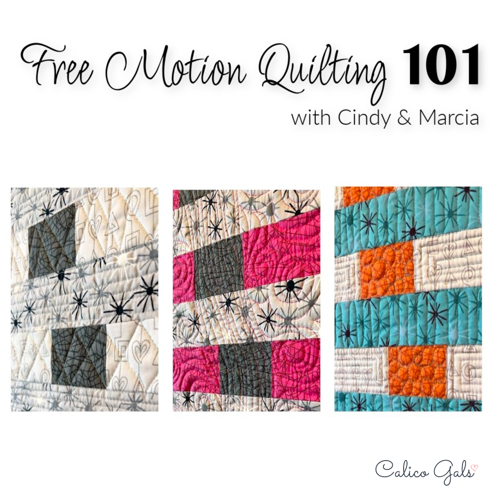 FREE MOTION QUILTING 101 - MONDAY, JUNE 8