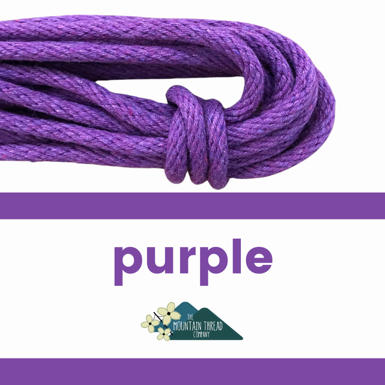 PURPLE  SOLID BRAID ROPE 10 YDS