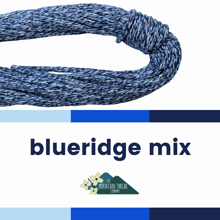 BLUERIDGE MIX  BRAID ROPE 10 YDS
