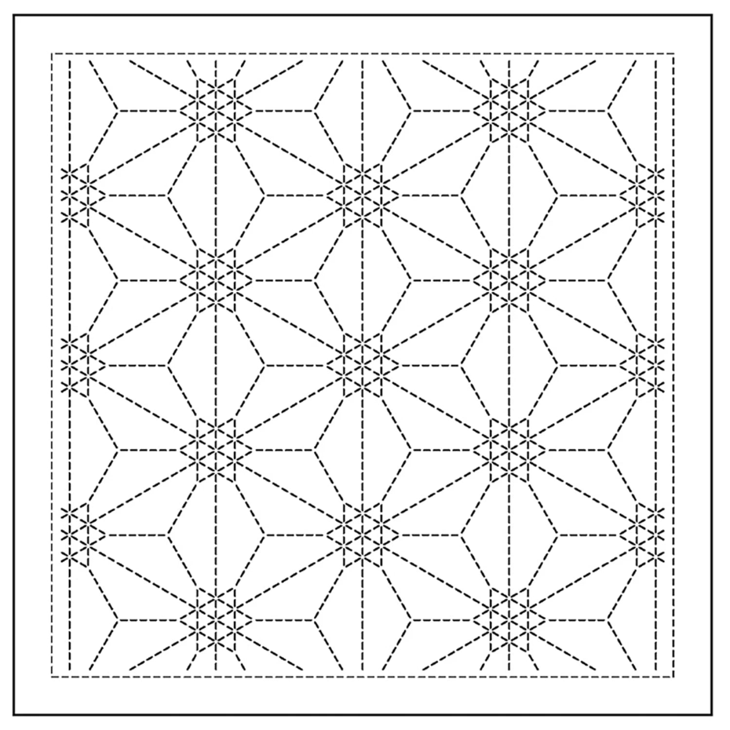 SASHIKO SAMPLER ROKKAKUKAMON