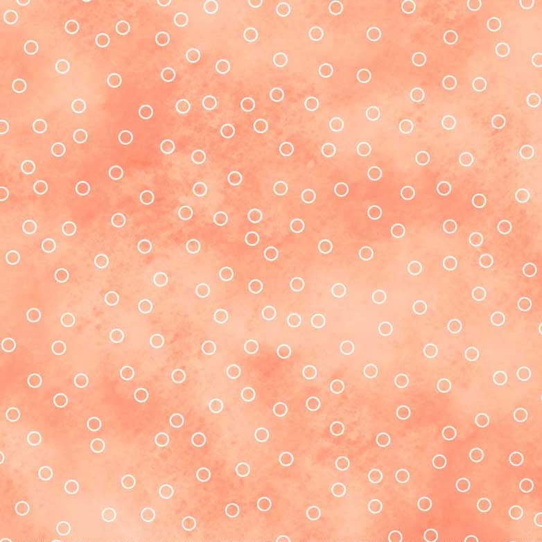 white bubbles on light peach background