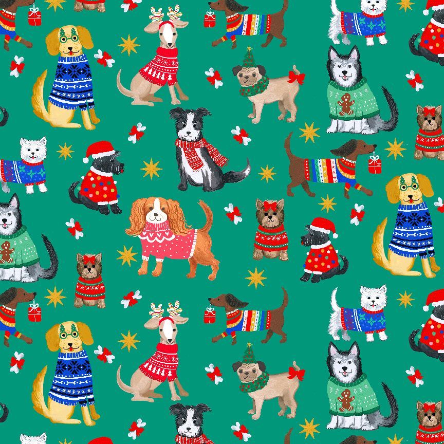 SANTA'S LITTLE YELPER EMERALD