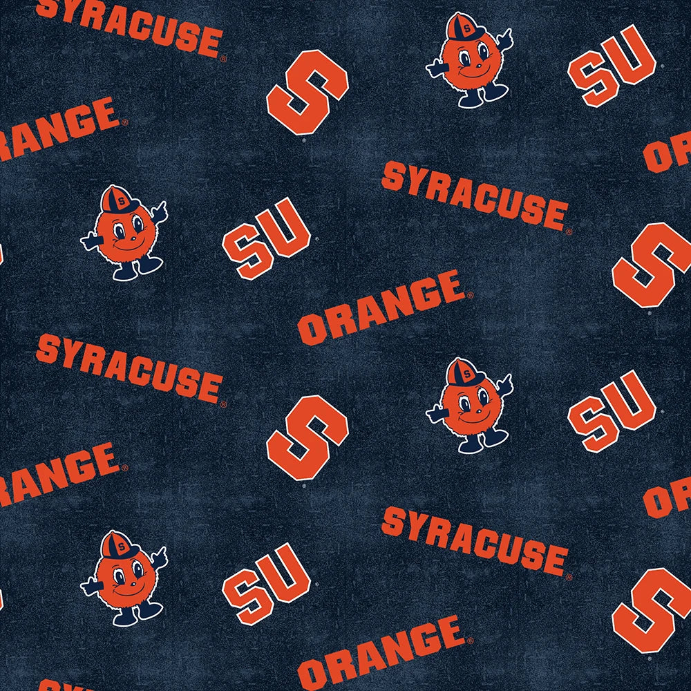 SYRACUSE DISTRESSED LOGO FLANNEL
