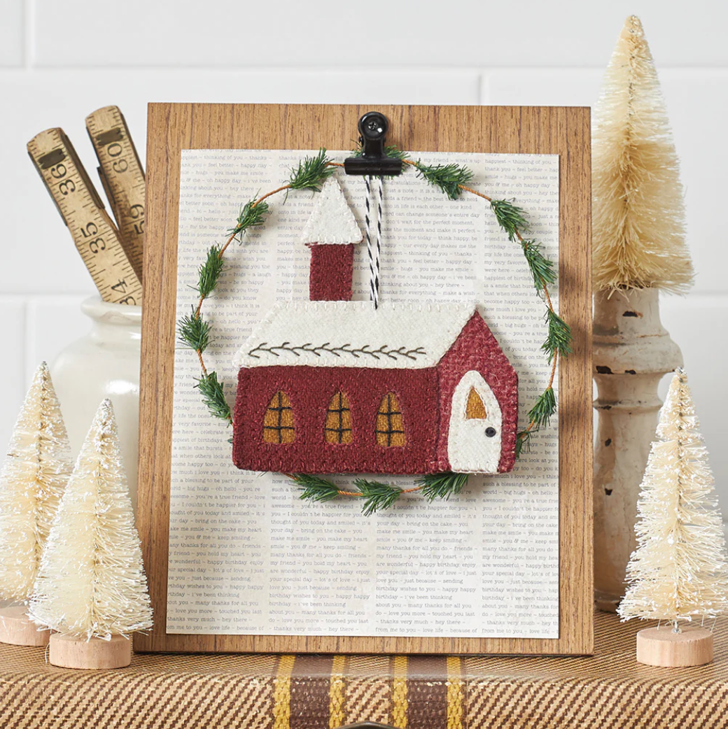 VINTAGE CHURCH ORNAMENT
