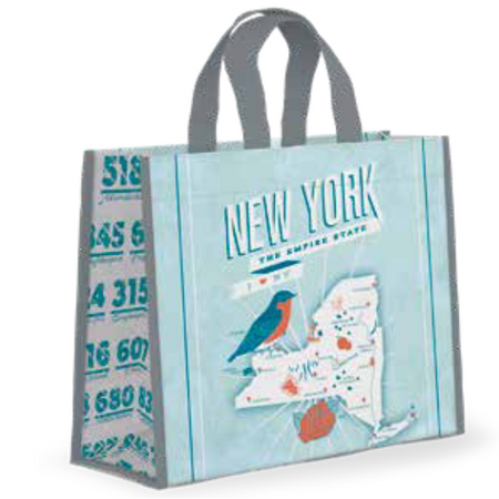 ALL NEW YORK SHOP HOP VINYL TOTE BAG