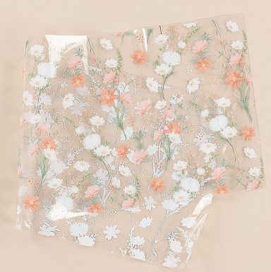 PINK PETAL MIX PRINTED VINYL